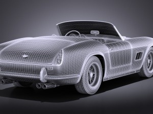 Ferrari 250GT California Spyder 1958 vray 3D Model