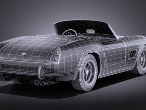 Ferrari 250GT California Spyder 1958 vray 3D Model