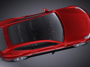 Ferrari GTC4 Lusso 2017 vray 3D 模型
