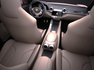 Ferrari GTC4 Lusso 2017 vray 3D 模型