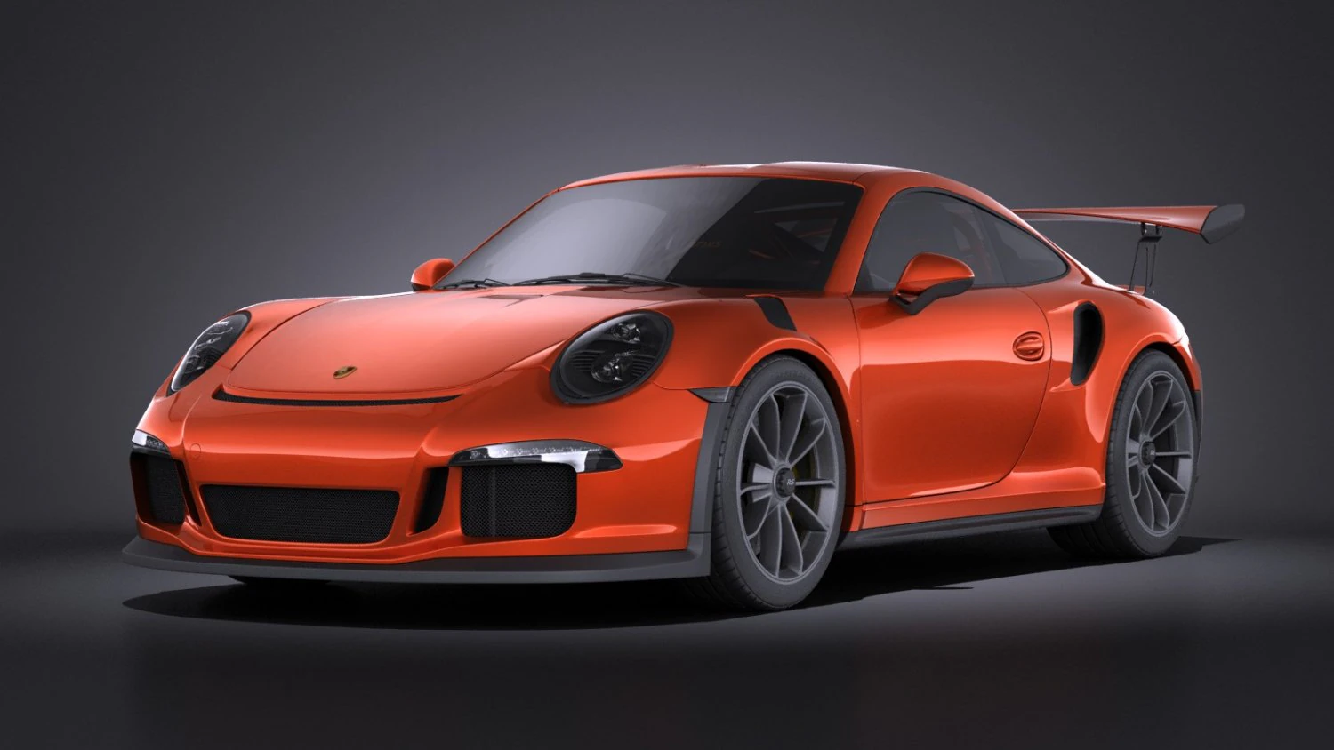 Porsche 911 GT3RS 2016 vray 3D Model .c4d .max .obj .3ds .fbx .stl .blend 