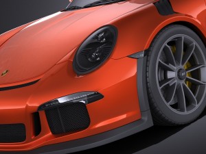 Porsche 911 GT3RS 2016 vray 3D 모델