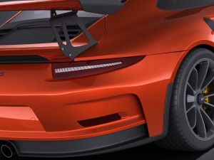 Porsche 911 GT3RS 2016 vray 3D 모델