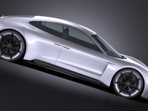Porsche Mission E Concept 2015 vray Model 3D