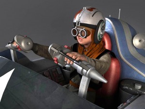 Star Wars Pod Racer with Anakin 3D Модель