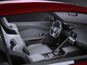 Audi R8 V10 Plus 2016 Lowpoly 3D Model