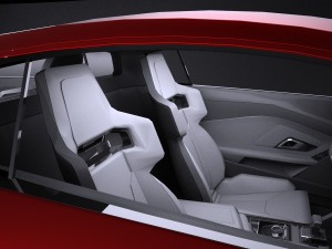 Audi R8 V10 Plus 2016 Lowpoly 3D Model