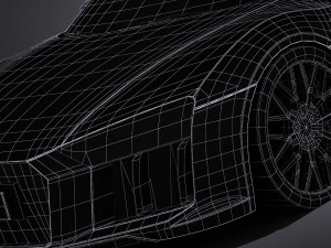 Audi R8 V10 Plus 2016 Lowpoly 3D Model