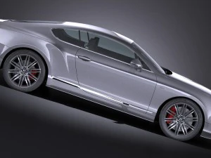 Bentley Continental GT Speed 2015 Lowpoly 3D Model