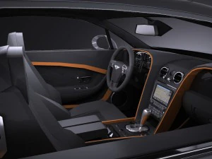 Bentley Continental GT Speed 2015 Lowpoly 3D Model