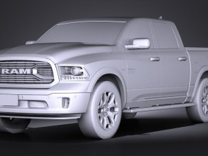 Dodge Ram 1500 Laramie Limited 2015 Lowpoly Modello 3D