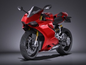 Ducati 1199 Panigale 2012 Lowpoly 3D Модель
