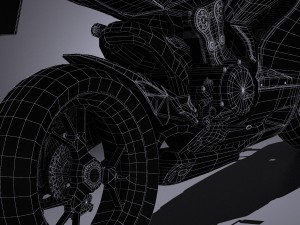Ducati 1199 Panigale 2012 Lowpoly Model 3D