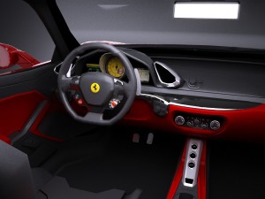 Ferrari 488 GTB 2016 Lowpoly Modelo 3D