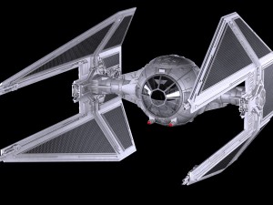 Star Wars Tie Interceptor 3D Model