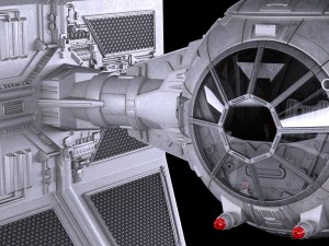 Star Wars Tie Interceptor 3D Модель