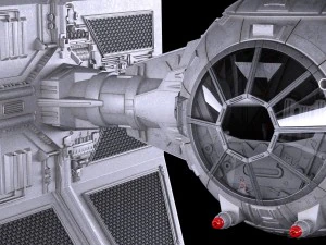 Star Wars Tie Interceptor 3D Model