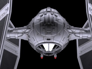 Star Wars Tie Interceptor 3D Модель