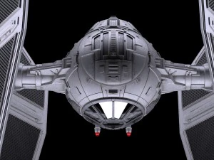 Star Wars Tie Interceptor 3D Model