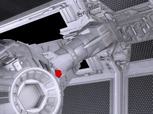 Star Wars Tie Interceptor 3D Model
