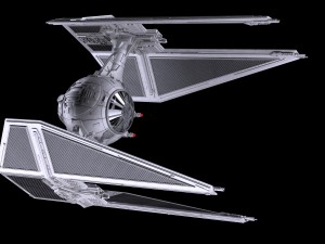 Star Wars Tie Interceptor 3D Модель