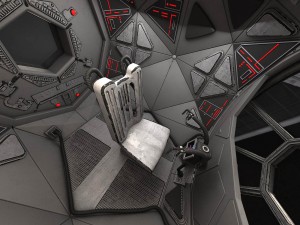 Star Wars Tie Interceptor 3D Модель