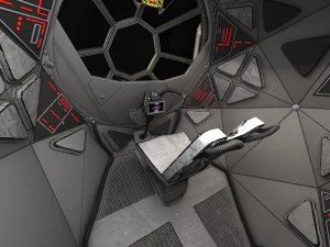 Star Wars Tie Interceptor 3D Model