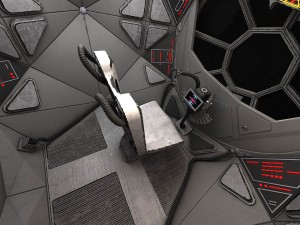 Star Wars Tie Interceptor 3D Модель