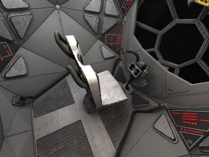 Star Wars Tie Interceptor 3D Model