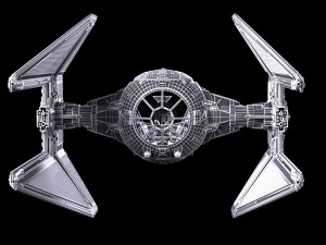 Star Wars Tie Interceptor 3D Модель