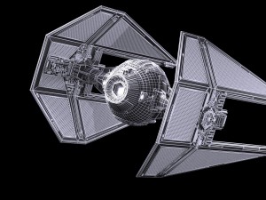 Star Wars Tie Interceptor 3D Модель