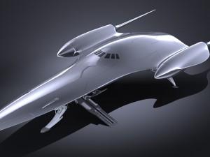 Star Wars Naboo Royal Starship 3D 模型