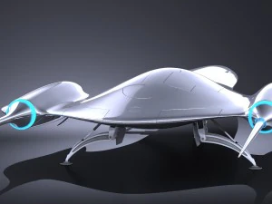 Star Wars Naboo Royal Starship 3D Model