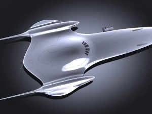 Star Wars Naboo Royal Starship 3D Model