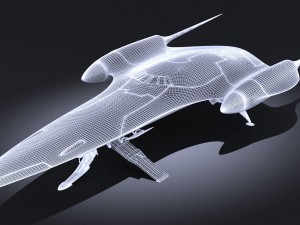 Star Wars Naboo Royal Starship Model 3D