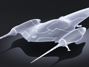 Star Wars Naboo Royal Starship 3D Model