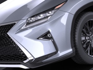 Lexus RX 450H 2016 F-Type Model 3D