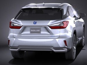 Lexus RX 450H 2016 F-Type Model 3D