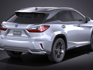 Lexus RX 450H 2016 F-Type Model 3D