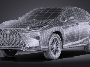 Lexus RX 450H 2016 F-Type Model 3D