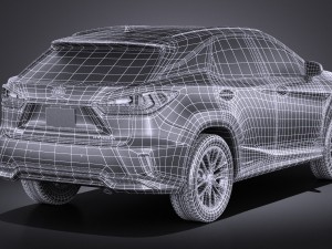 Lexus RX 450H 2016 F-Type Model 3D