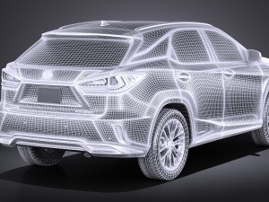 Lexus RX 450H 2016 F-Type Model 3D