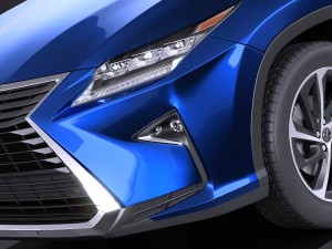 Lexus RX 450H 2016 3D Model