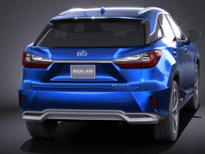 Lexus RX 450H 2016 3D Model