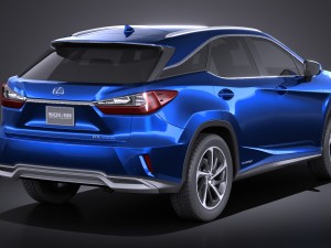 Lexus RX 450H 2016 3D Model