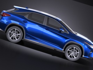 Lexus RX 450H 2016 3D Model