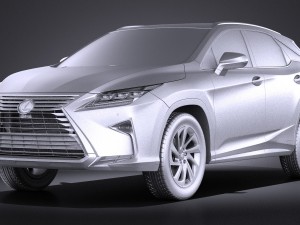 Lexus RX 450H 2016 3D Model