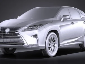 Lexus RX 450H 2016 3D Model