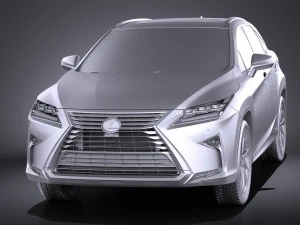 Lexus RX 450H 2016 3D Model
