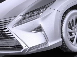 Lexus RX 450H 2016 3D Model